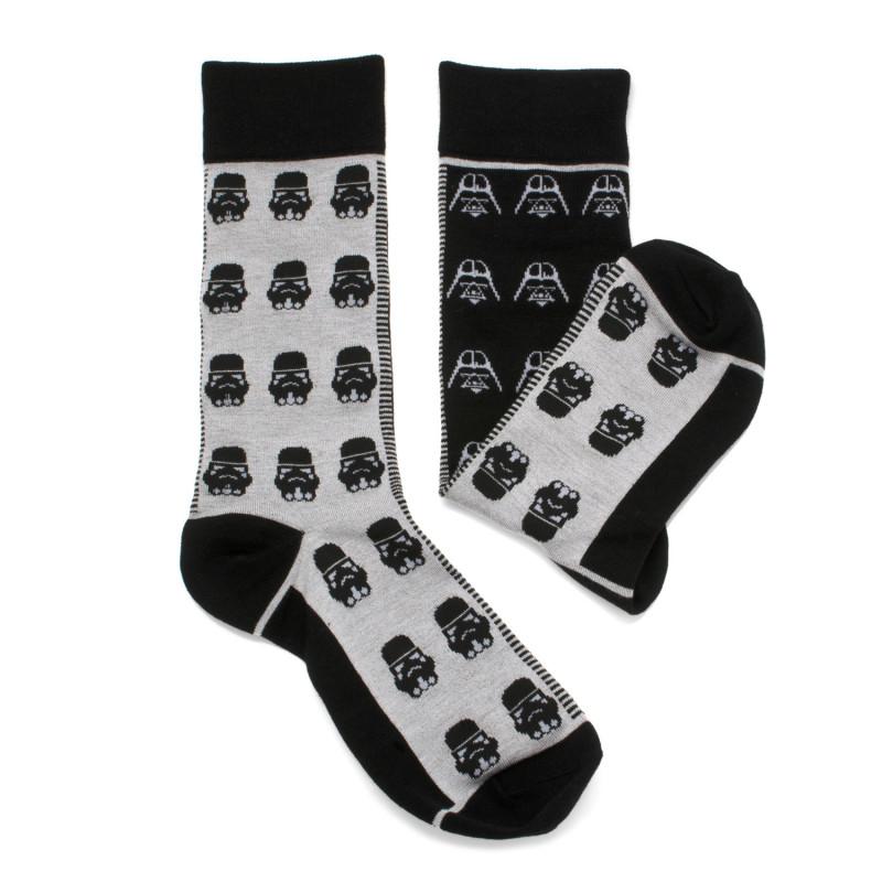 Darth Vader and Stormtrooper 3 Pair Socks Gift Set-Socks-Cufflinks, Inc.-Top Notch Gift Shop