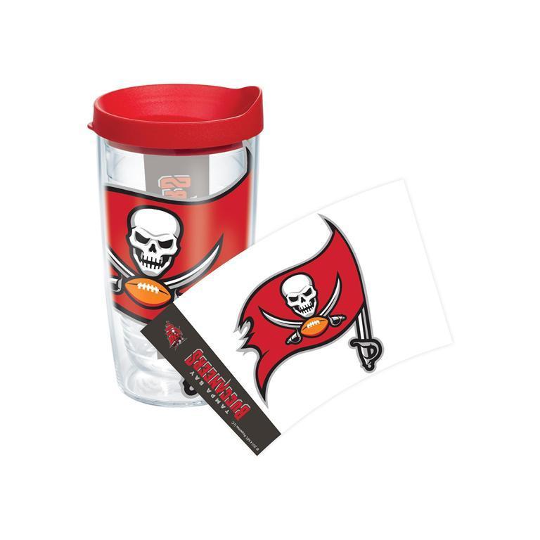 Tampa Bay Buccaneers Colossal 16 oz. Tervis Tumbler with Lid - (Set of 2)-Tumbler-Tervis-Top Notch Gift Shop