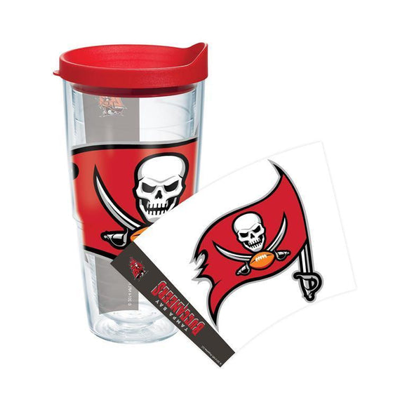 Tampa Bay Buccaneers Colossal 24 oz. Tervis Tumbler with Lid - (Set of 2)-Tumbler-Tervis-Top Notch Gift Shop