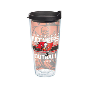 Tampa Bay Buccaneers Gridiron 24 oz. Tervis Tumbler with Lid - (Set of 2)-Tumbler-Tervis-Top Notch Gift Shop