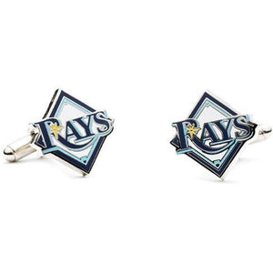 Tampa Bay Rays Enamel Cufflinks-Cufflinks-Cufflinks, Inc.-Top Notch Gift Shop