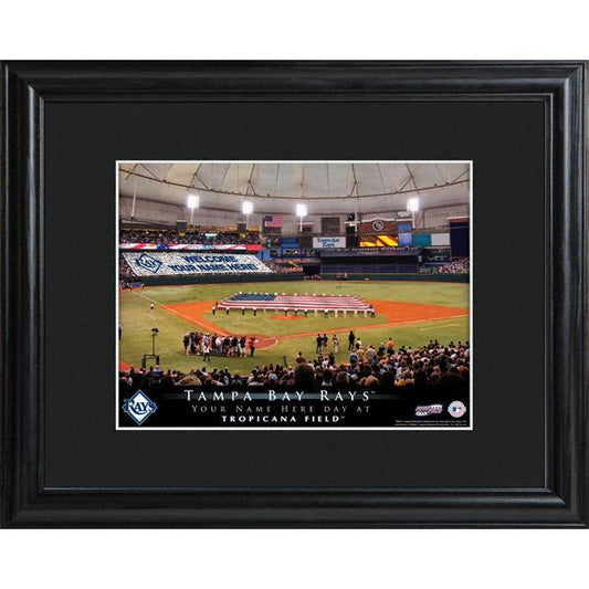 Tampa Bay Rays Personalized Ballpark Print with Matted Frame-Print-JDS Marketing-Top Notch Gift Shop