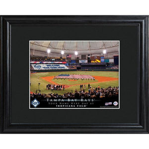 Tampa Bay Rays Personalized Ballpark Print with Matted Frame-Print-JDS Marketing-Top Notch Gift Shop