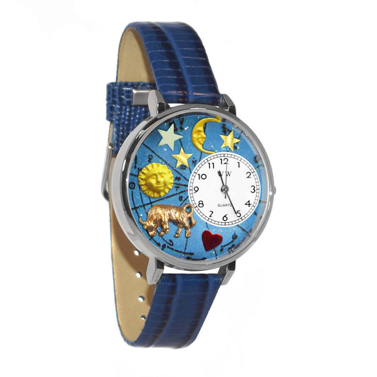 Taurus Watch in Silver (Large)-Watch-Whimsical Gifts-Top Notch Gift Shop