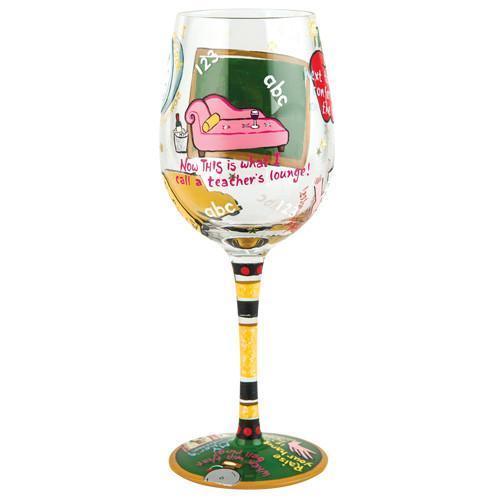 Teacher's Time Out Wine Glass by Lolita®-Wine Glass-Designs by Lolita® (Enesco)-Top Notch Gift Shop