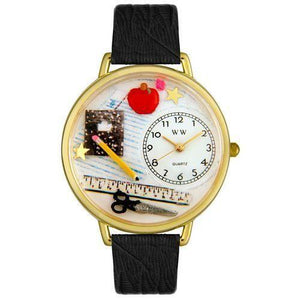 Teacher Watch in Gold (Large)-Watch-Whimsical Gifts-Top Notch Gift Shop