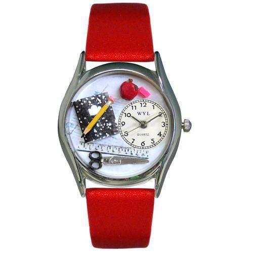 Teacher Watch Small Silver Style-Watch-Whimsical Gifts-Top Notch Gift Shop