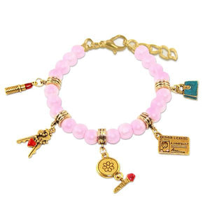 Teen Girl Charm Bracelet in Gold-Bracelet-Whimsical Gifts-Top Notch Gift Shop