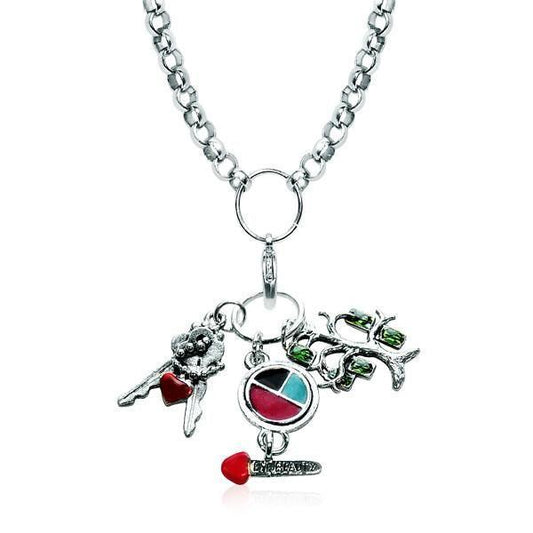 Teen Girl Charm Necklace in Silver-Necklace-Whimsical Gifts-Top Notch Gift Shop