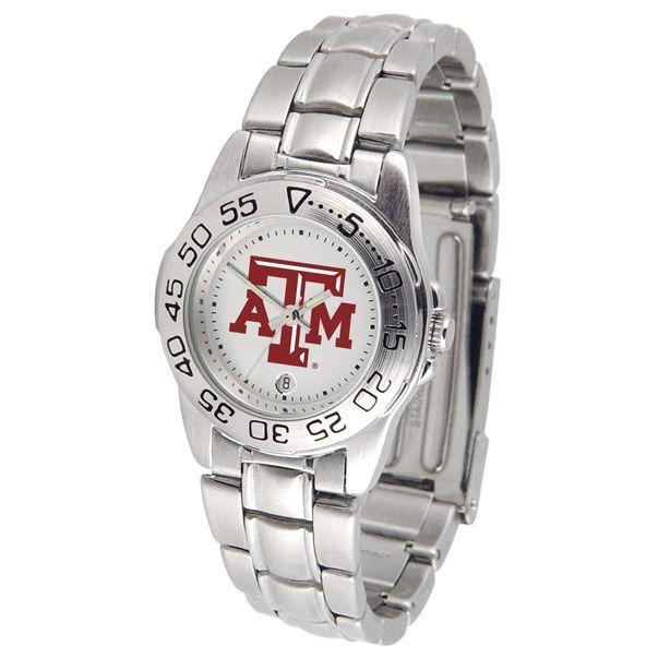 Texas A&M Aggies Ladies Steel Band Sports Watch-Watch-Suntime-Top Notch Gift Shop