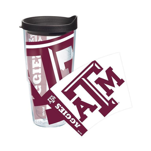 Texas A&M University Colossal 24 oz. Tervis Tumbler with Lid - (Set of 2)-Tumbler-Tervis-Top Notch Gift Shop