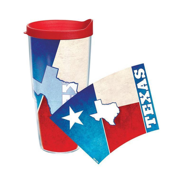 Texas Colossal State Flag 24 oz. Tervis Tumbler with Lid - (Set of 2)-Tumbler-Tervis-Top Notch Gift Shop