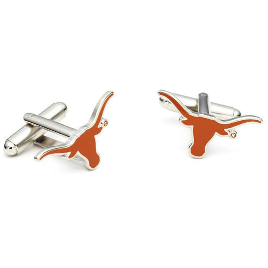 Texas Longhorns Enamel Cufflinks-Cufflinks-Cufflinks, Inc.-Top Notch Gift Shop