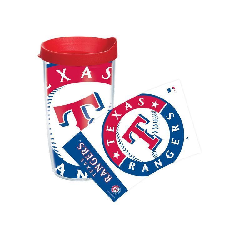 Texas Rangers Colossal 16 oz. Tervis Tumbler with Lid - (Set of 2)-Tumbler-Tervis-Top Notch Gift Shop