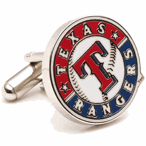 Texas Rangers Enamel Cufflinks-Cufflinks, Inc.-Top Notch Gift Shop