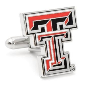 Texas Tech University Red Raiders Enamel Cufflinks-Cufflinks-Cufflinks, Inc.-Top Notch Gift Shop