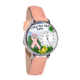 Time for the Cure Watch in Silver (Large)-Watch-Whimsical Gifts-Top Notch Gift Shop