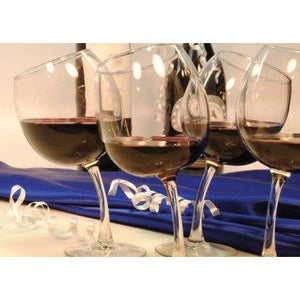 Tipsy Wine Glasses (Set of 2)-Wine Glass-Richard E. Bishop-Top Notch Gift Shop