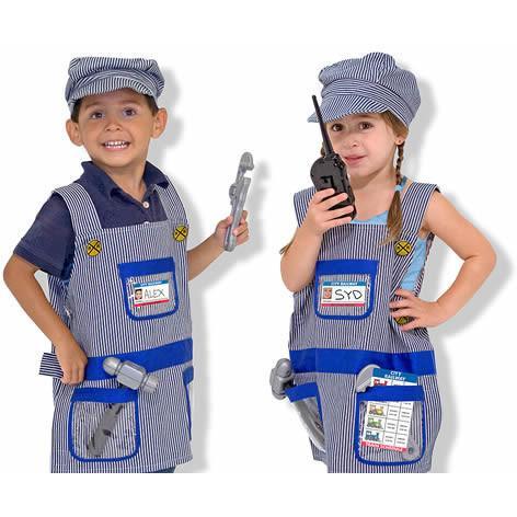 Train Engineer Costume Role Play Set-Toy-Melissa & Doug-Top Notch Gift Shop