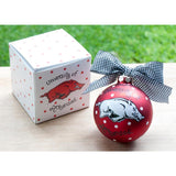 University of Arkansas Christmas Ornament-Ornament-Coton Colors-Top Notch Gift Shop