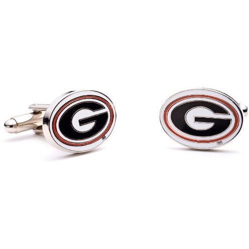 University of Georgia Bulldogs Enamel Cufflinks-Cufflinks-Cufflinks, Inc.-Top Notch Gift Shop