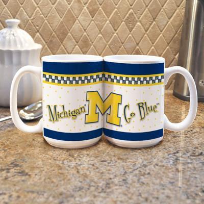 University of Michigan "Gameday" Mug - (Set of 2)-Mug-Memory Company-Top Notch Gift Shop