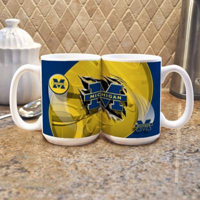 University of Michigan "Mascot" Mug - (Set of 2)-Mug-Memory Company-Top Notch Gift Shop