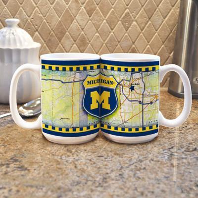 University of Michigan "Road To" Mug - (Set of 2)-Mug-Memory Company-Top Notch Gift Shop