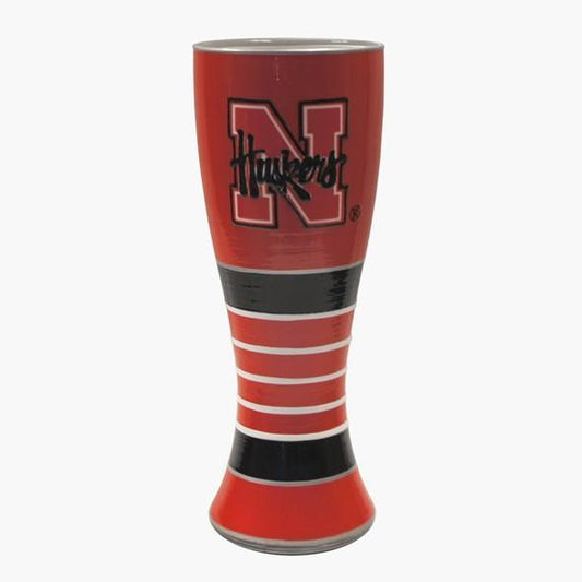 University of Nebraska Artisan Hand Painted Pilsner Glass-Pilsner Glass-Boelter Brands-Top Notch Gift Shop