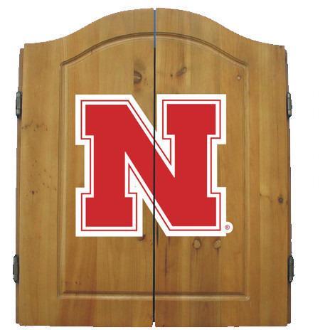 University Of Nebraska Dart Cabinet-Dart Board-Imperial International-Top Notch Gift Shop