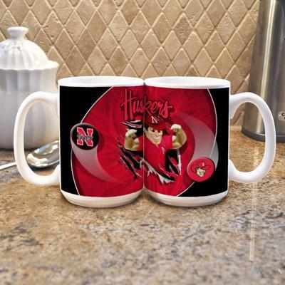 University of Nebraska "Mascot" Mug - (Set of 2)-Mug-Memory Company-Top Notch Gift Shop