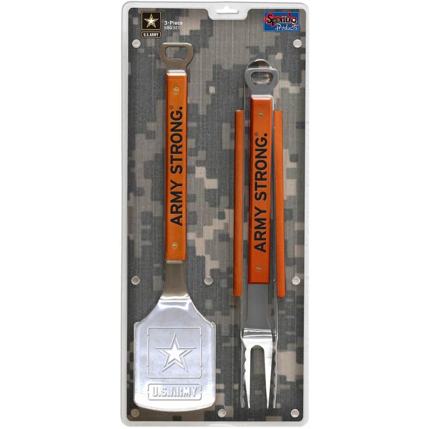 US Army 3 Piece Sportula® BBQ Tool Set-Barbeque Tool-Sportula-Top Notch Gift Shop