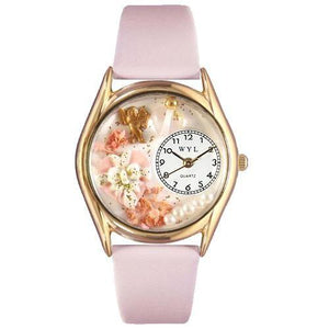 Valentine's Day Watch (Pink) Small Gold Style-Watch-Whimsical Gifts-Top Notch Gift Shop