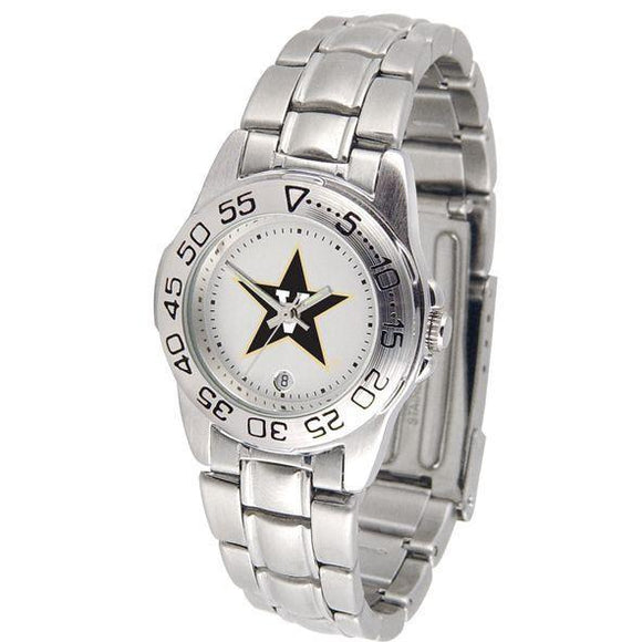Vanderbilt Commodores Ladies Steel Band Sports Watch-Watch-Suntime-Top Notch Gift Shop