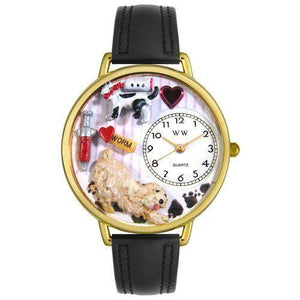 Veterinarian Watch in Gold (Large)-Watch-Whimsical Gifts-Top Notch Gift Shop