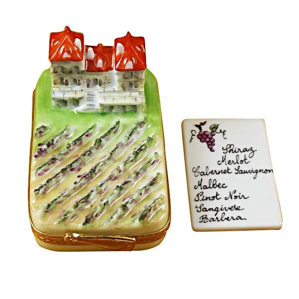 Vineyard With Wine List Limoges Box by Rochard™-Limoges Box-Rochard-Top Notch Gift Shop