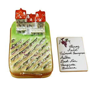 Vineyard With Wine List Limoges Box by Rochard™-Limoges Box-Rochard-Top Notch Gift Shop