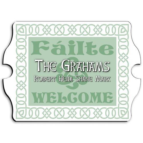 Vintage Irish Linen Personalized Family Sign-Wall Art-JDS Marketing-Top Notch Gift Shop