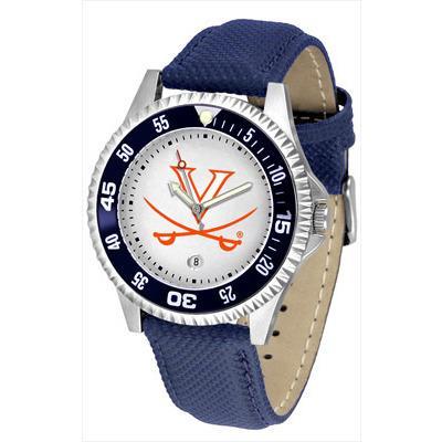 Virginia Cavaliers Competitor - Poly/Leather Band Watch-Watch-Suntime-Top Notch Gift Shop
