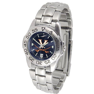 Virginia Cavaliers Ladies AnoChrome Steel Band Sports Watch-Watch-Suntime-Top Notch Gift Shop