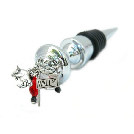 Wall Street Wine Bottle Stopper-Bottle Stopper-Classic Legacy-Top Notch Gift Shop