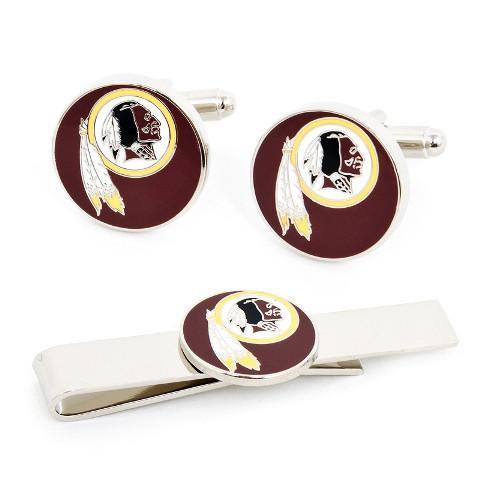 Washington Redskins Cufflinks and Tie Bar Gift Set-Cufflinks-Cufflinks, Inc.-Top Notch Gift Shop