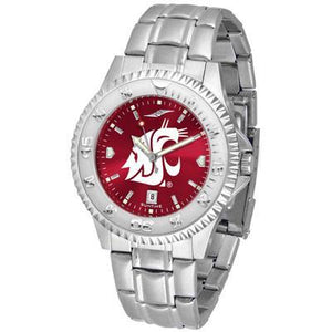 Washington State Cougars Competitor AnoChrome - Steel Band Watch-Watch-Suntime-Top Notch Gift Shop