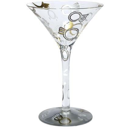 Wedding Martini Glass by Lolita®-Martini Glass-Designs by Lolita® (Enesco)-Top Notch Gift Shop