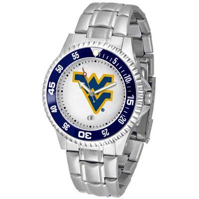 West Virginia Mountaineers Competitor - Steel Band Watch-Watch-Suntime-Top Notch Gift Shop