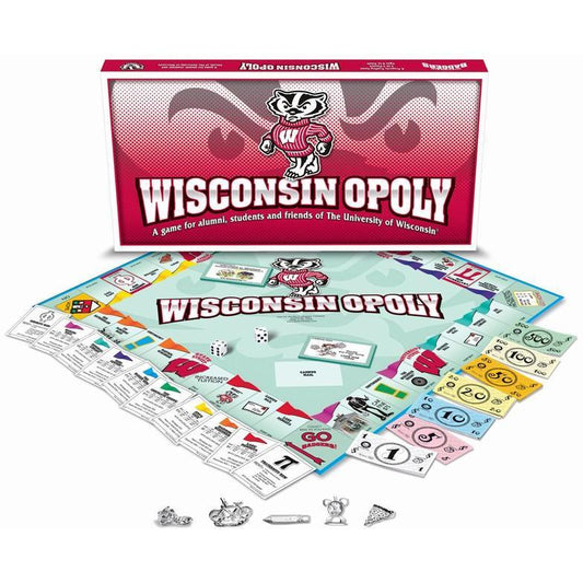 Wisconsin-opoly - University of Wisconsin Monopoly Game-Game-Late For The Sky-Top Notch Gift Shop