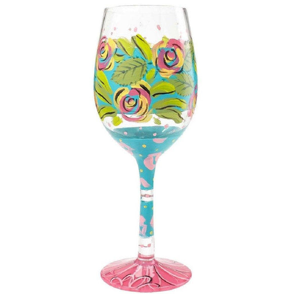 Wishful Blooming Wine Glass by Lolita®-Wine Glass-Designs by Lolita® (Enesco)-Top Notch Gift Shop