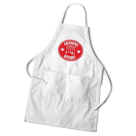 Hearts Women's Personalized White Apron-Apron-JDS Marketing-Top Notch Gift Shop