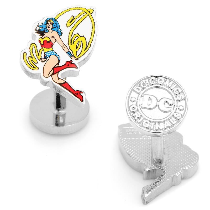 Wonder Woman Action Cufflinks-Cufflinks-Cufflinks, Inc.-Top Notch Gift Shop