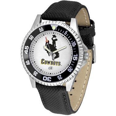 Wyoming Cowboys Competitor - Poly/Leather Band Watch-Watch-Suntime-Top Notch Gift Shop